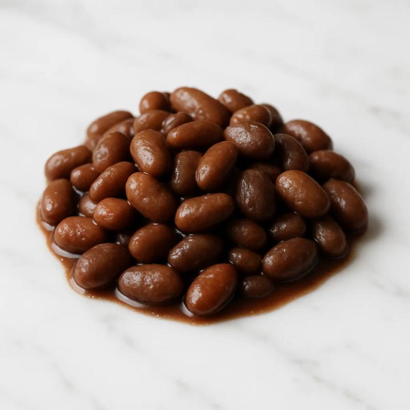 Frijoles bayos o negros cocidos