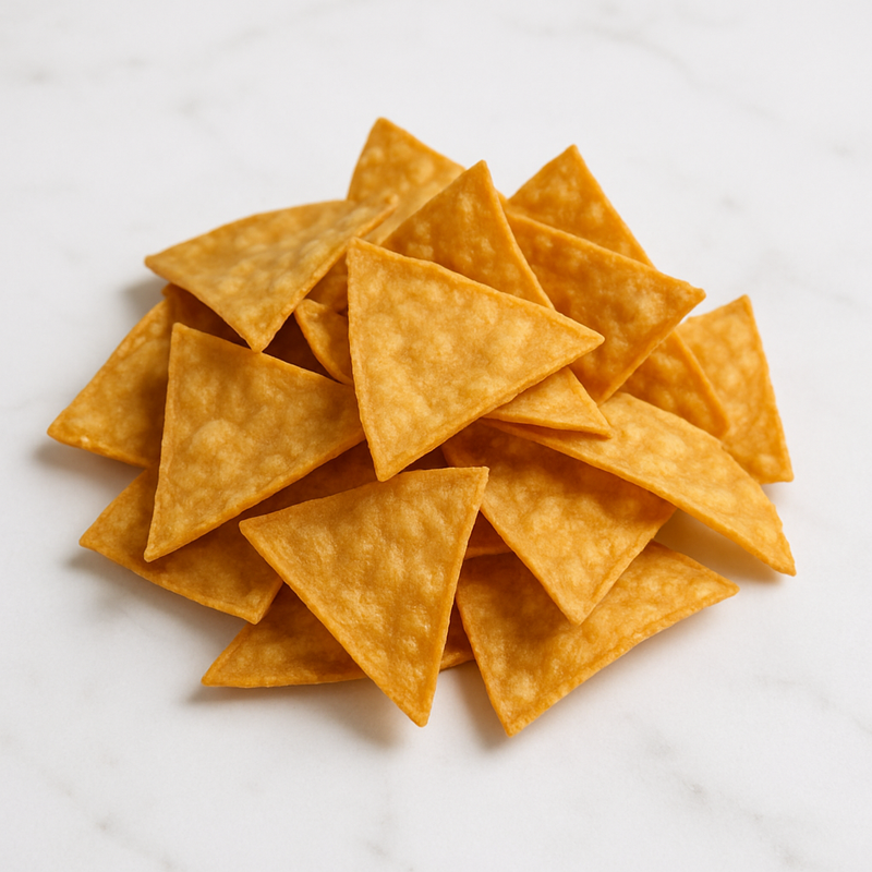 Totopos de maiz (o tortillas cortadas y fritas)