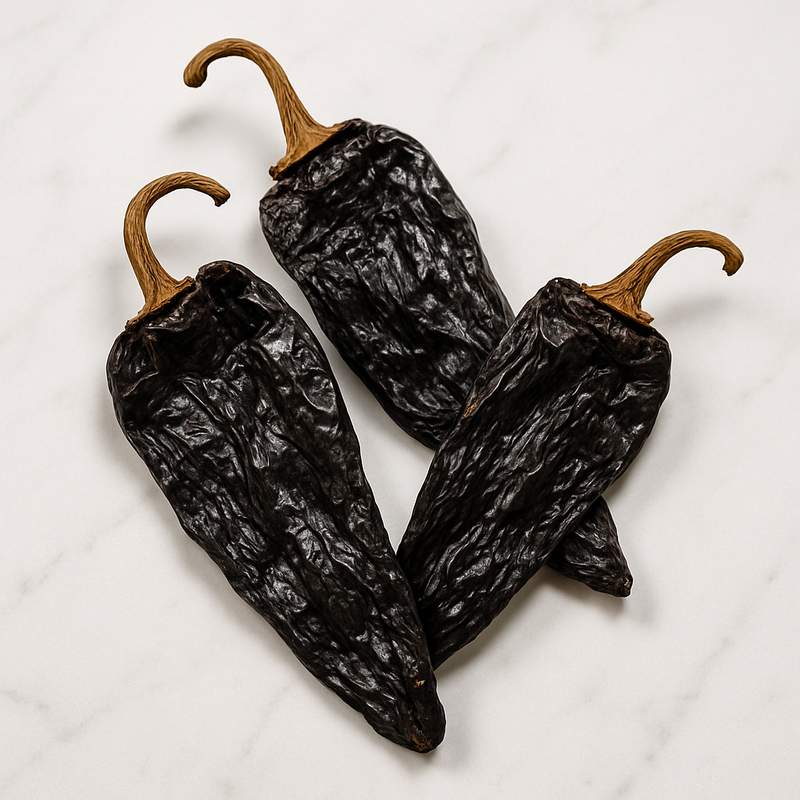 Chiles pasilla secos