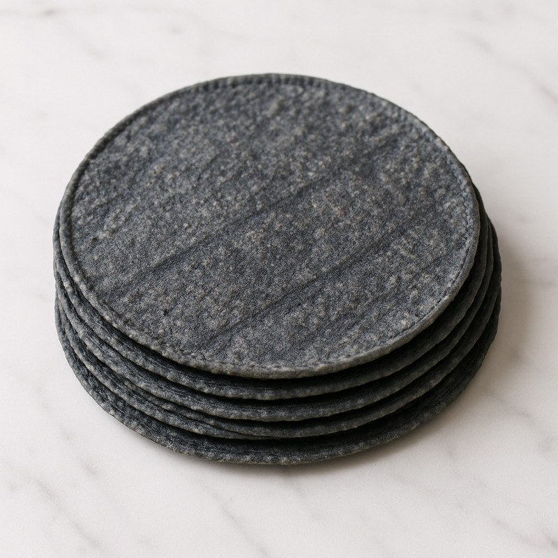 Tortillas de maíz azul