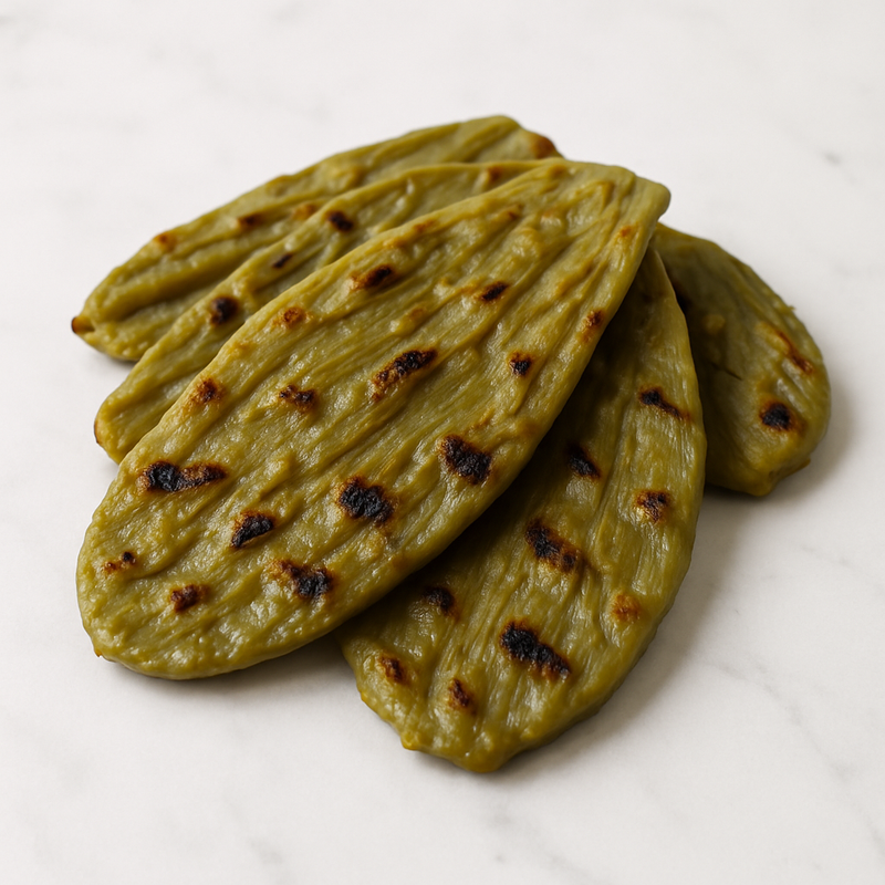 Nopales frescos limpios