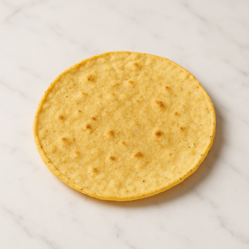 Tortillas de maíz o pan tostado para servir