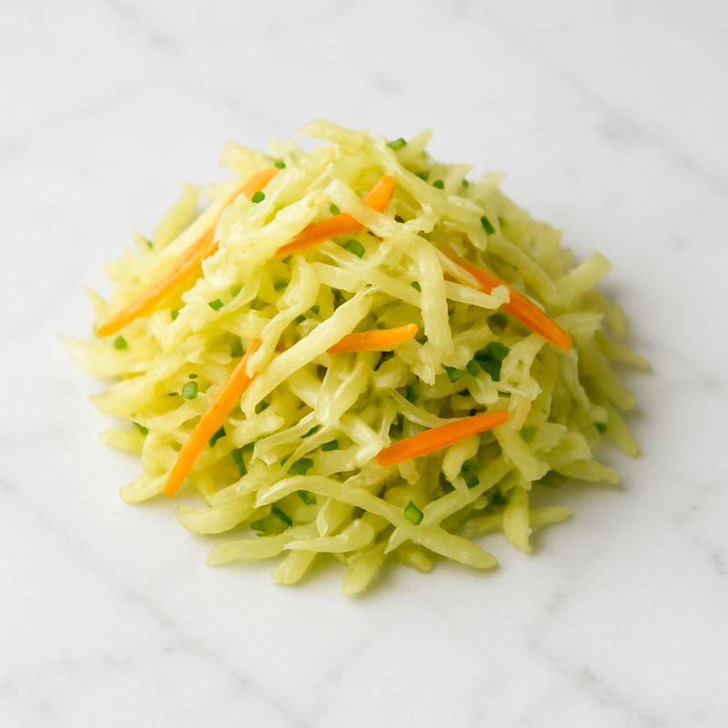 Ensalada de col y limón para servir