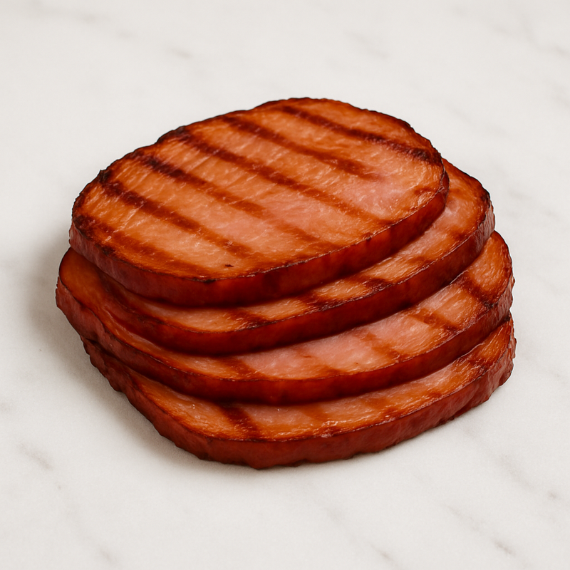 Jamón ahumado en lonchas