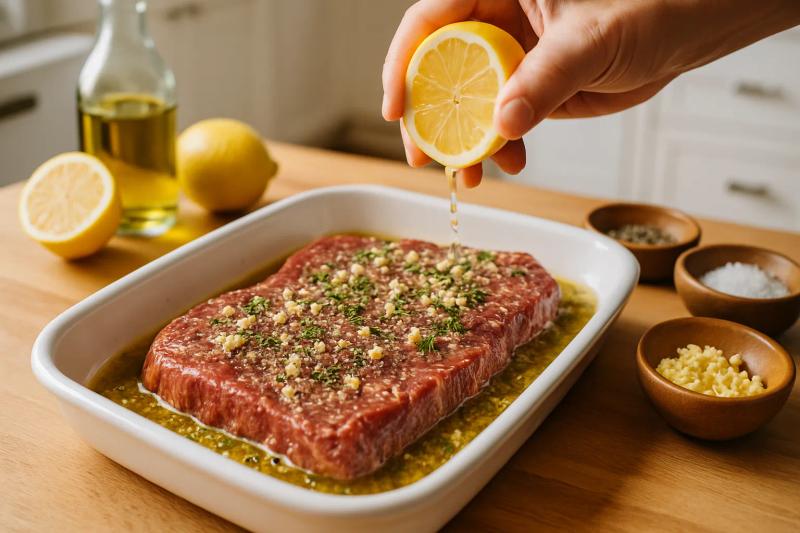 Paso 1 de Carne Asada Norteña