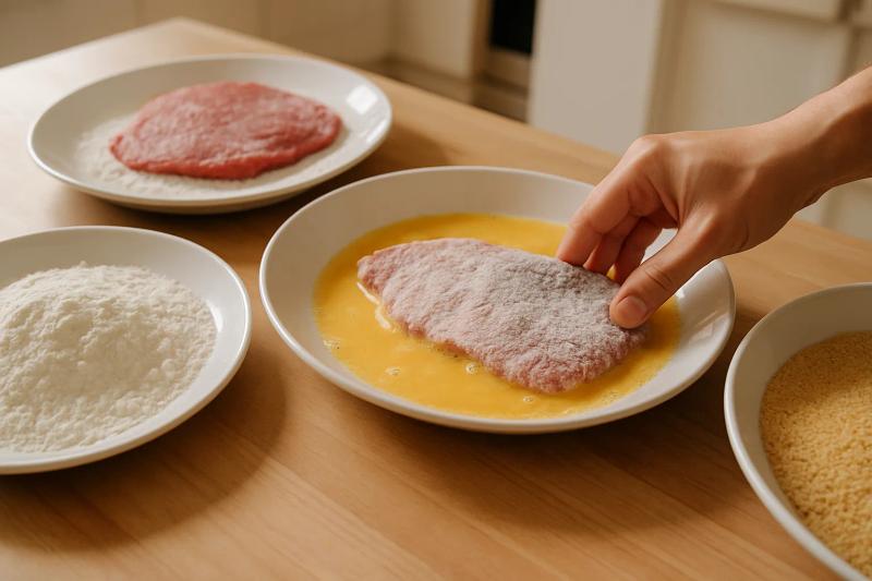 Paso 2 de Milanesa de Res