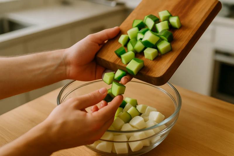 Paso 1 de Pico de Gallo Estilo Sinaloa