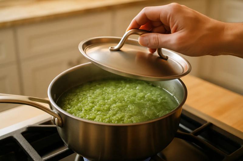 Paso 5 de Arroz Verde