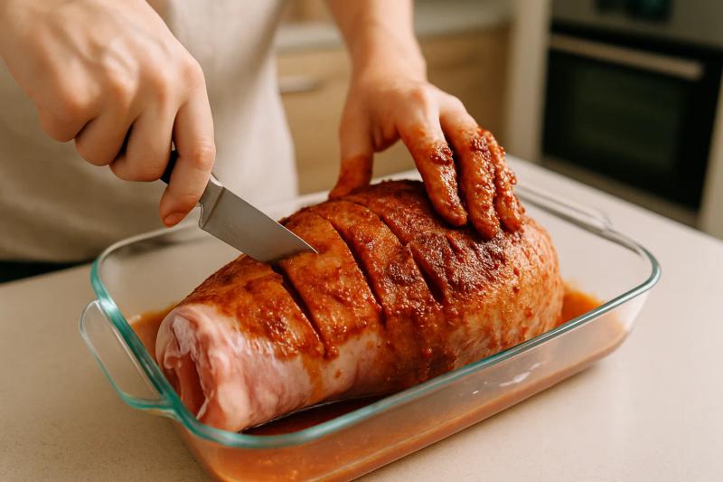 Paso 3 de Pierna de Cerdo al Horno