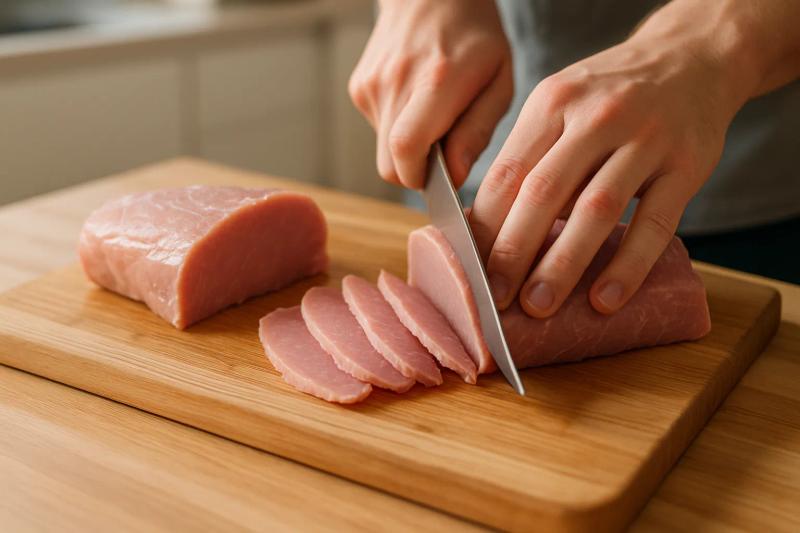 Paso 1 de Cecina Enchilada