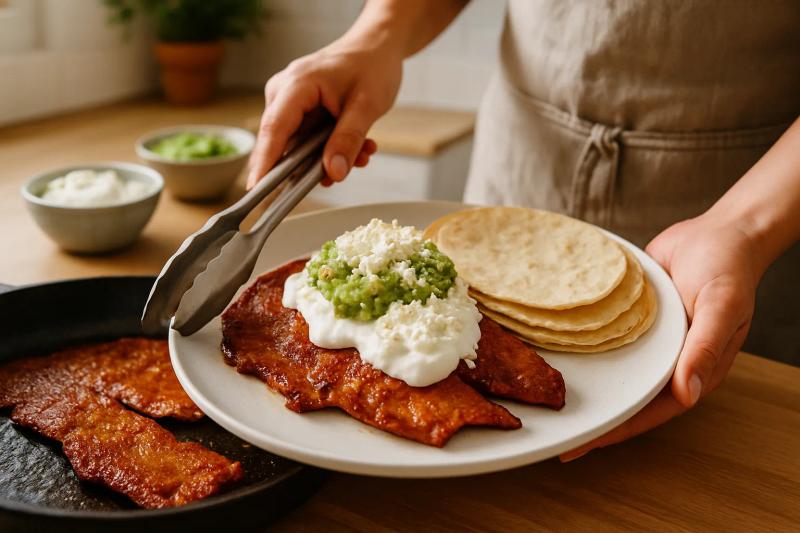 Paso 6 de Cecina Enchilada