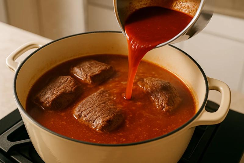 Paso 2 de Birria Ramen