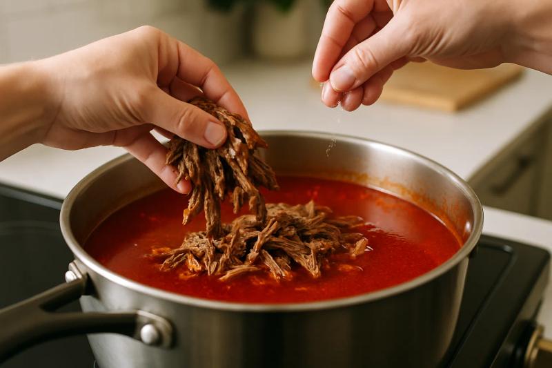 Paso 3 de Birria Ramen