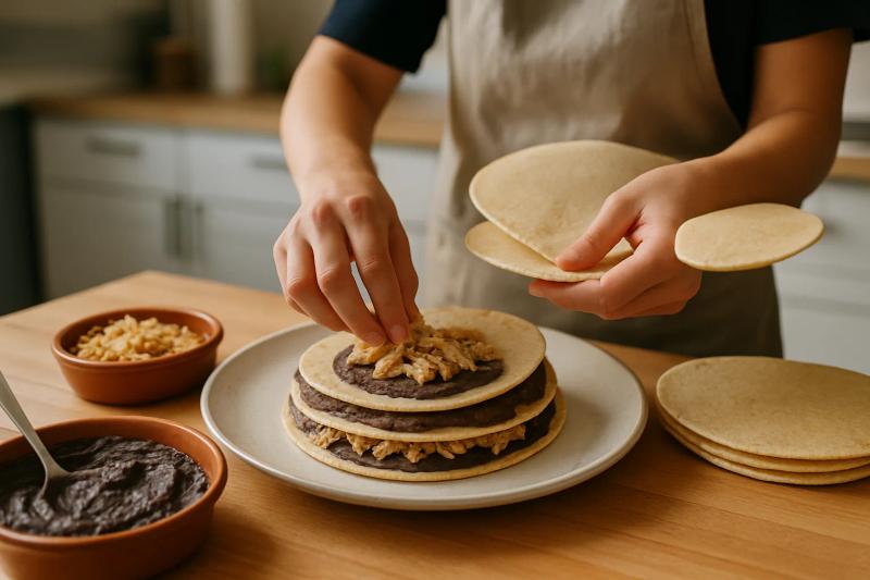 Paso 6 de Pan de Cazón
