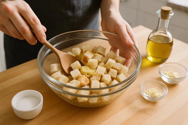 Paso 1 de Ensalada César