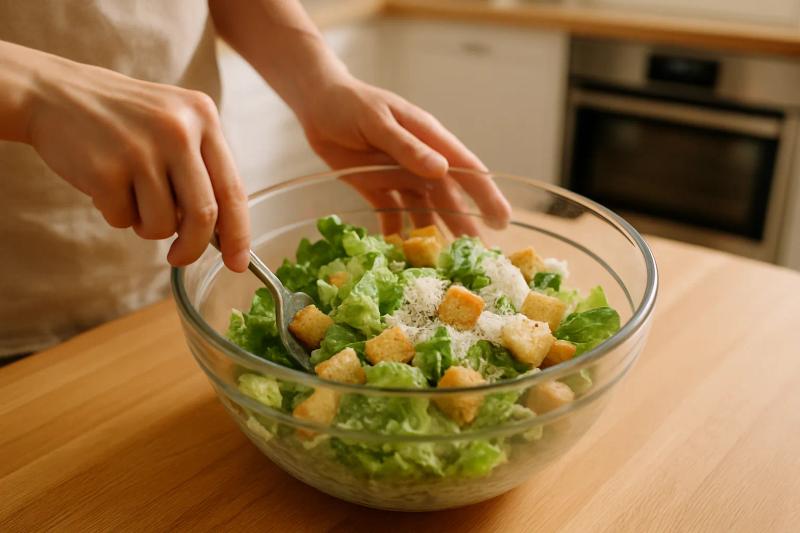 Paso 5 de Ensalada César