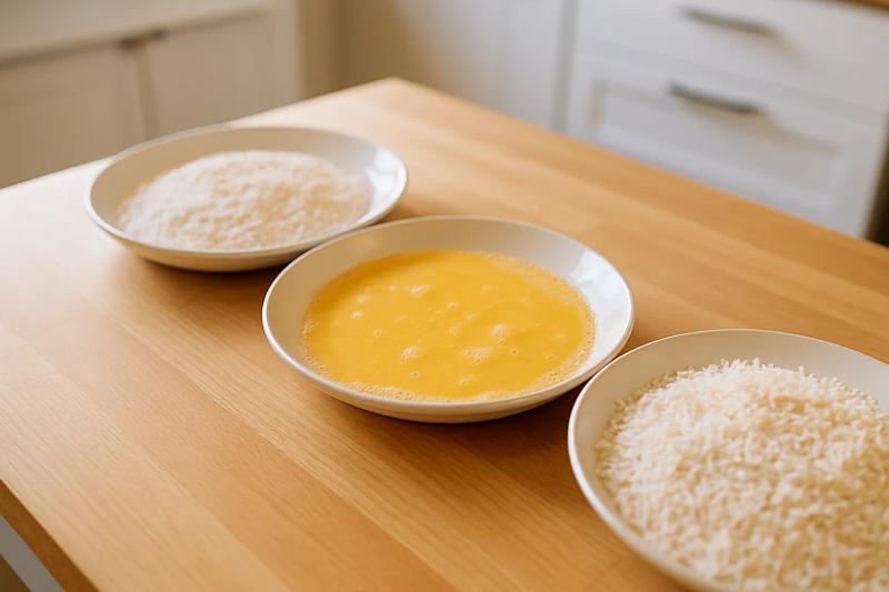 Paso 2 de Camarones al Coco