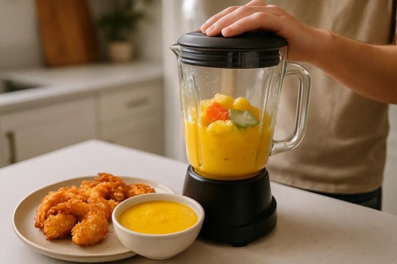 Paso 6 de Camarones al Coco