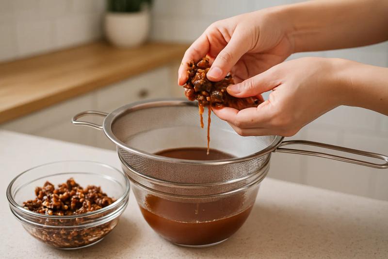 Paso 2 de Agua de Tamarindo con Chile