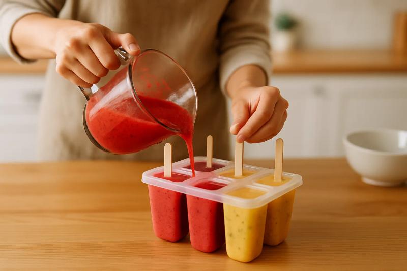 Paso 4 de Paletas de Frutas