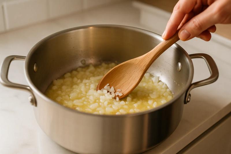 Paso 2 de Sopa de Flor de Calabaza