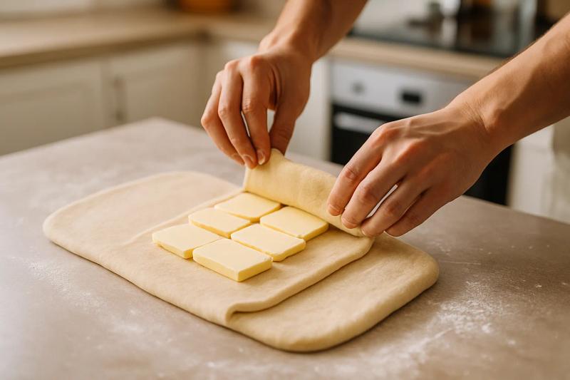 Paso 2 de Orejas de Pan Dulce
