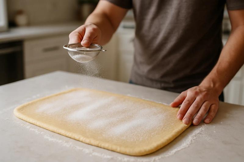 Paso 4 de Orejas de Pan Dulce