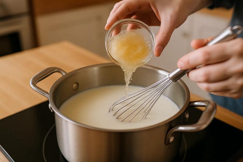 Paso 3 de Gelatina de Rompope