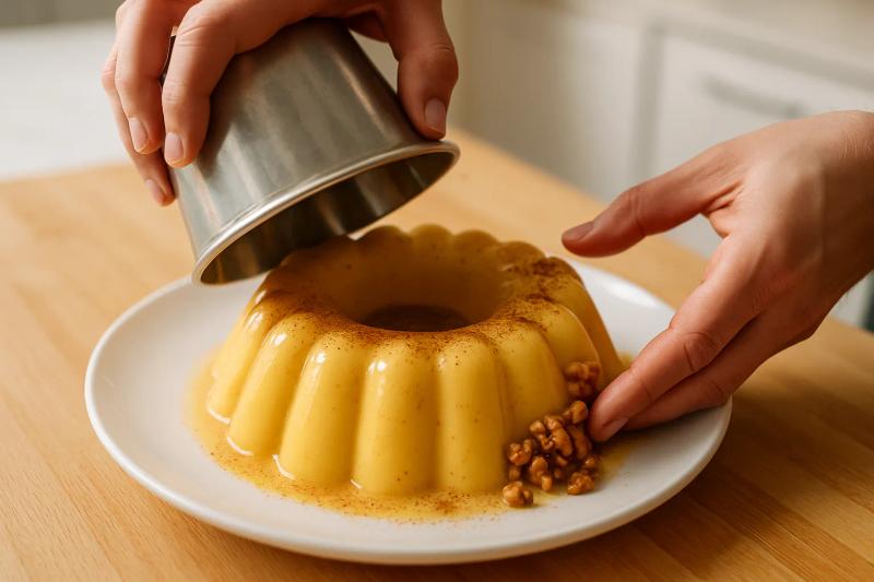 Paso 6 de Gelatina de Rompope