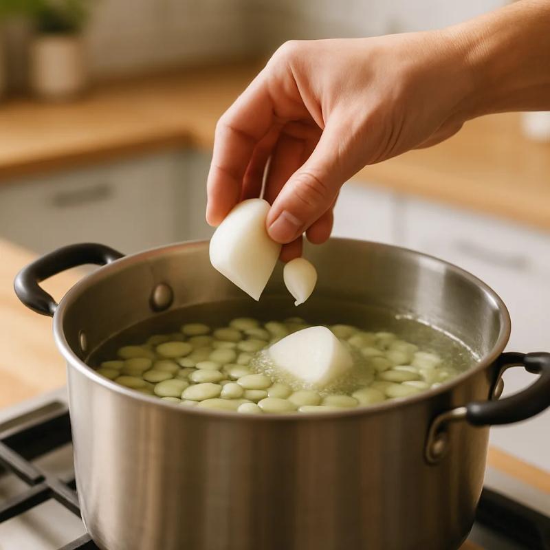 Paso 2 de Caldo de Habas para Cuaresma
