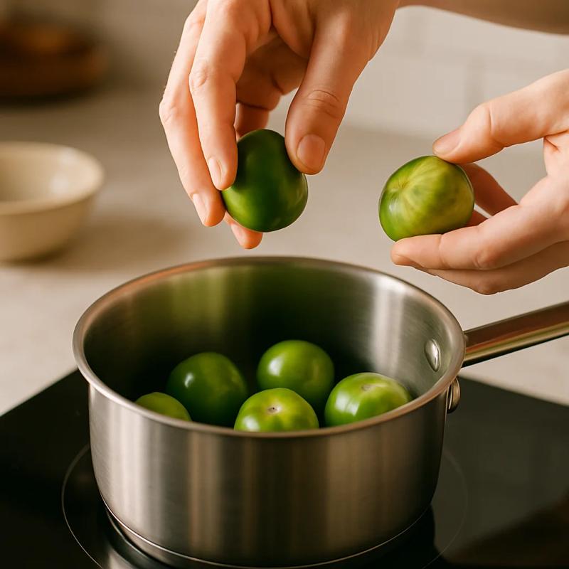 Paso 6 de Huchepos con Crema y Salsa