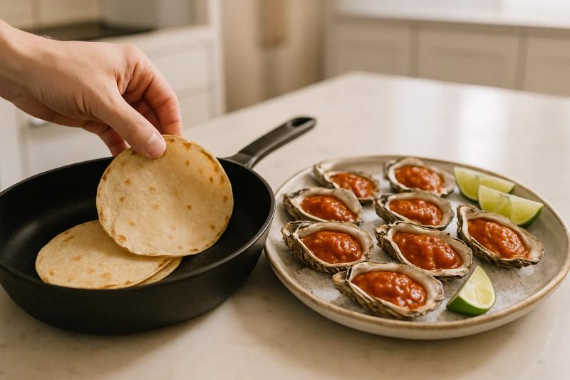 Paso 6 de Ostiones a la Diabla