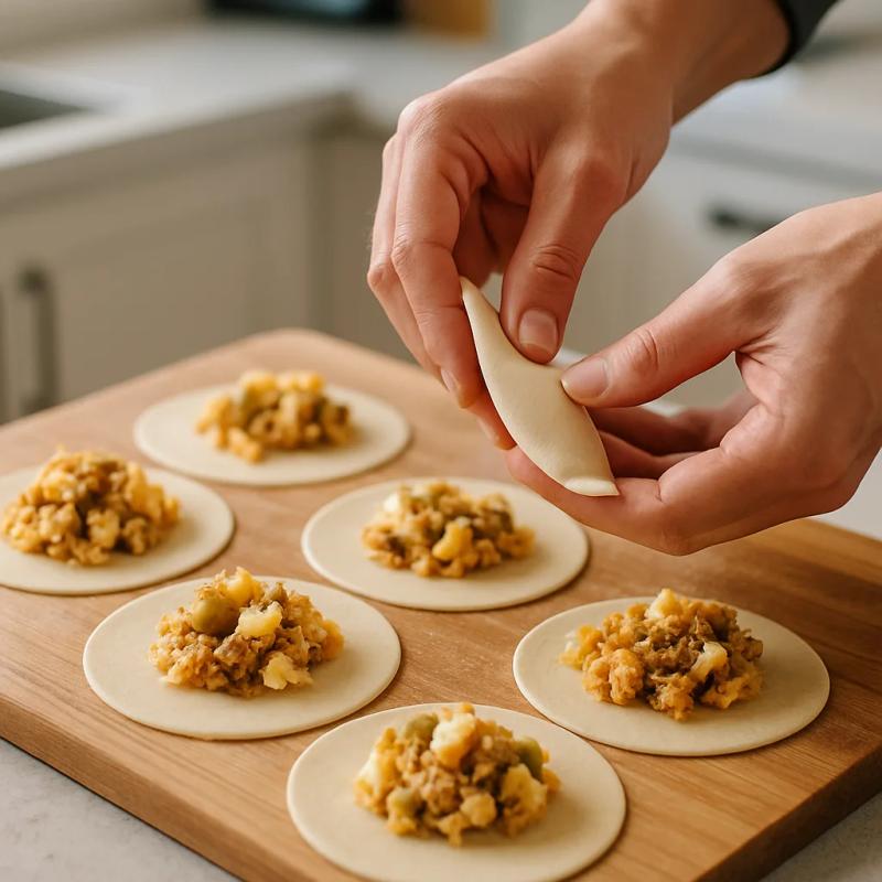 Paso 6 de Empanadas de Vigilia