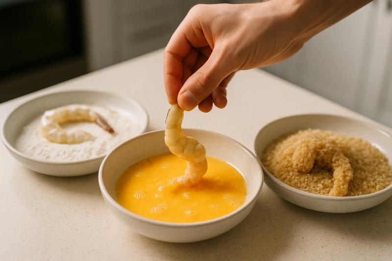 Paso 3 de Camarones Roca