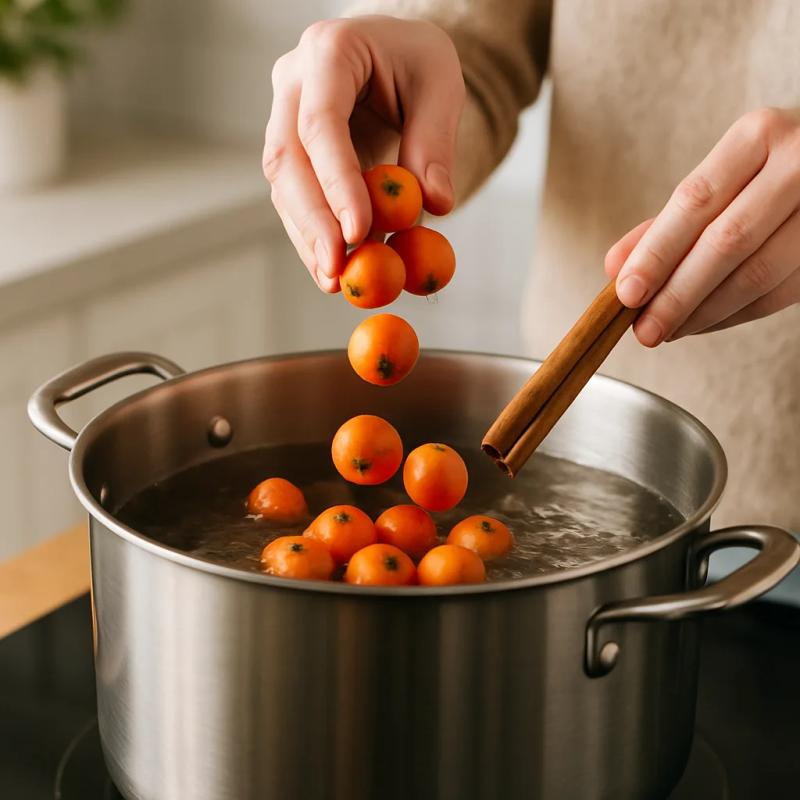 Paso 1 de Ponche Navideño con Piquete