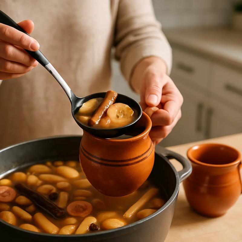 Paso 6 de Ponche Navideño con Piquete