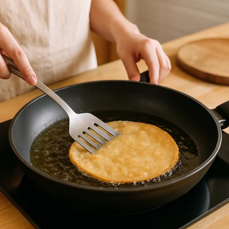 Paso 3 de Huevos Motuleños con Jamón