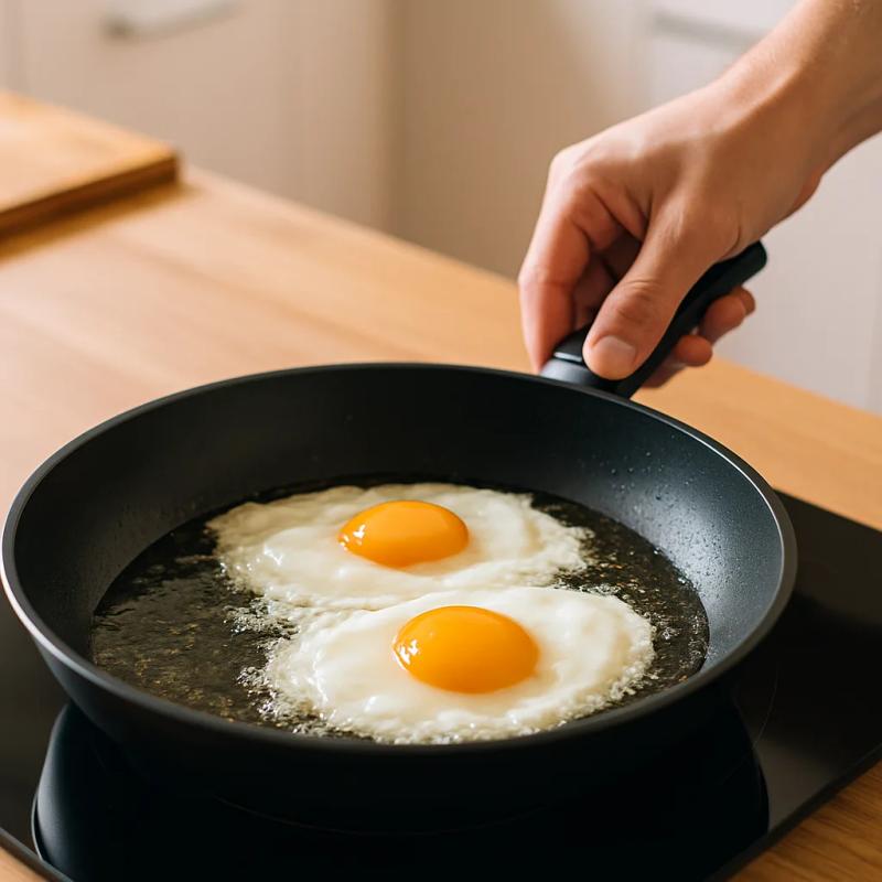 Paso 6 de Huevos Motuleños con Jamón