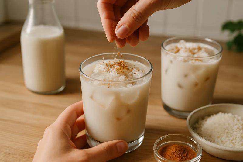 Paso 6 de Horchata de Coco