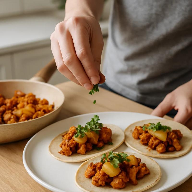 Paso 6 de Tacos de Coliflor al Pastor