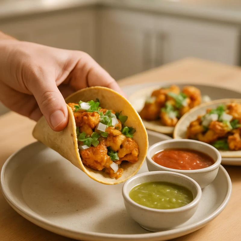 Paso 7 de Tacos de Coliflor al Pastor