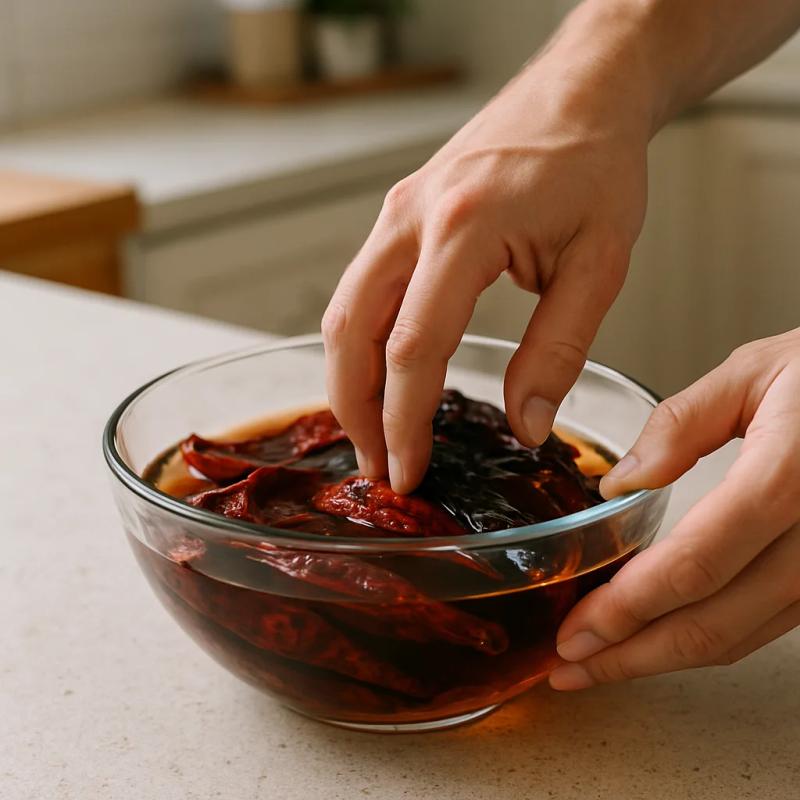 Paso 2 de Birria de Setas