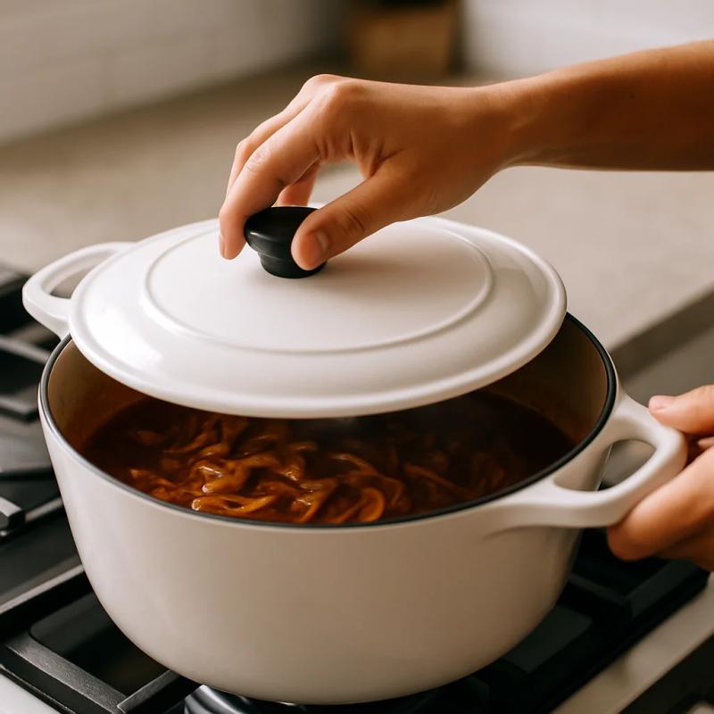 Paso 7 de Birria de Setas