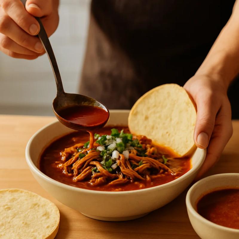 Paso 8 de Birria de Setas