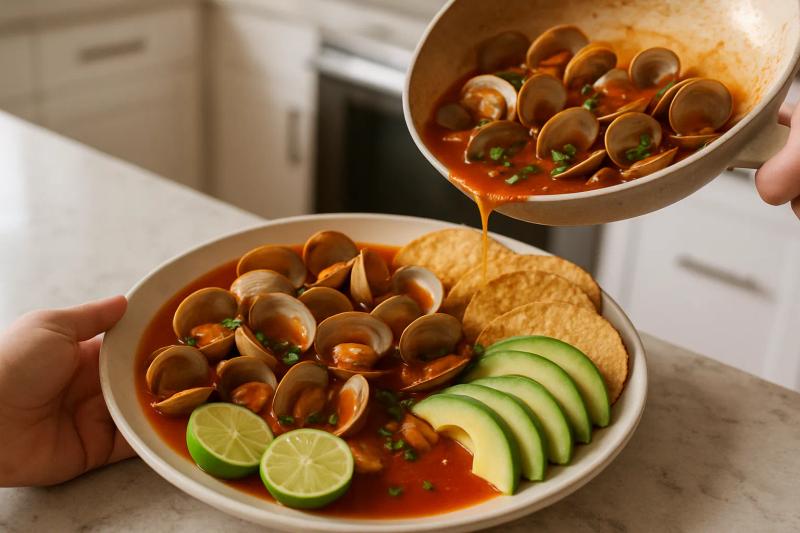 Paso 4 de Almejas a la Diabla