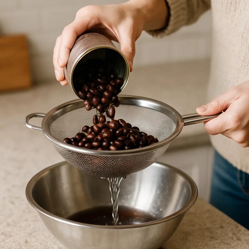 Paso 1 de Hummus de Frijol Negro