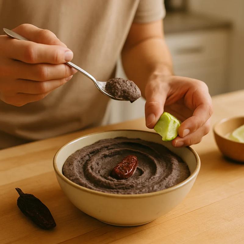 Paso 4 de Hummus de Frijol Negro