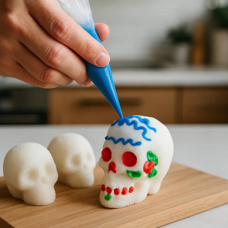 Paso 7 de Calaveritas de Azúcar