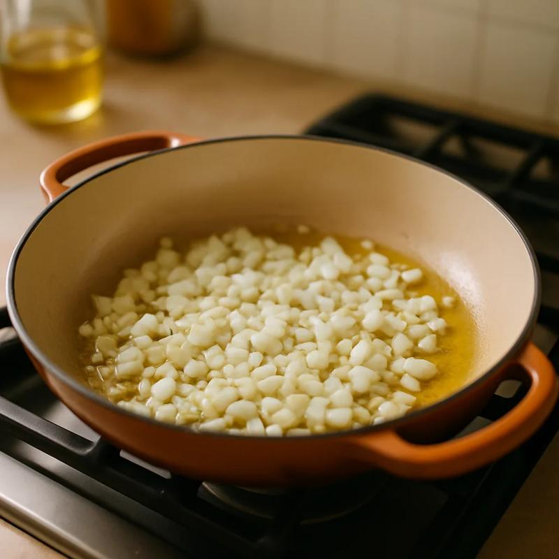 Paso 1 de Shakshuka Mexicana
