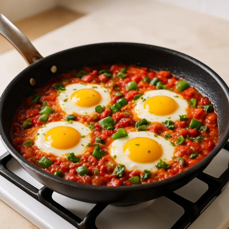 Paso 5 de Shakshuka Mexicana
